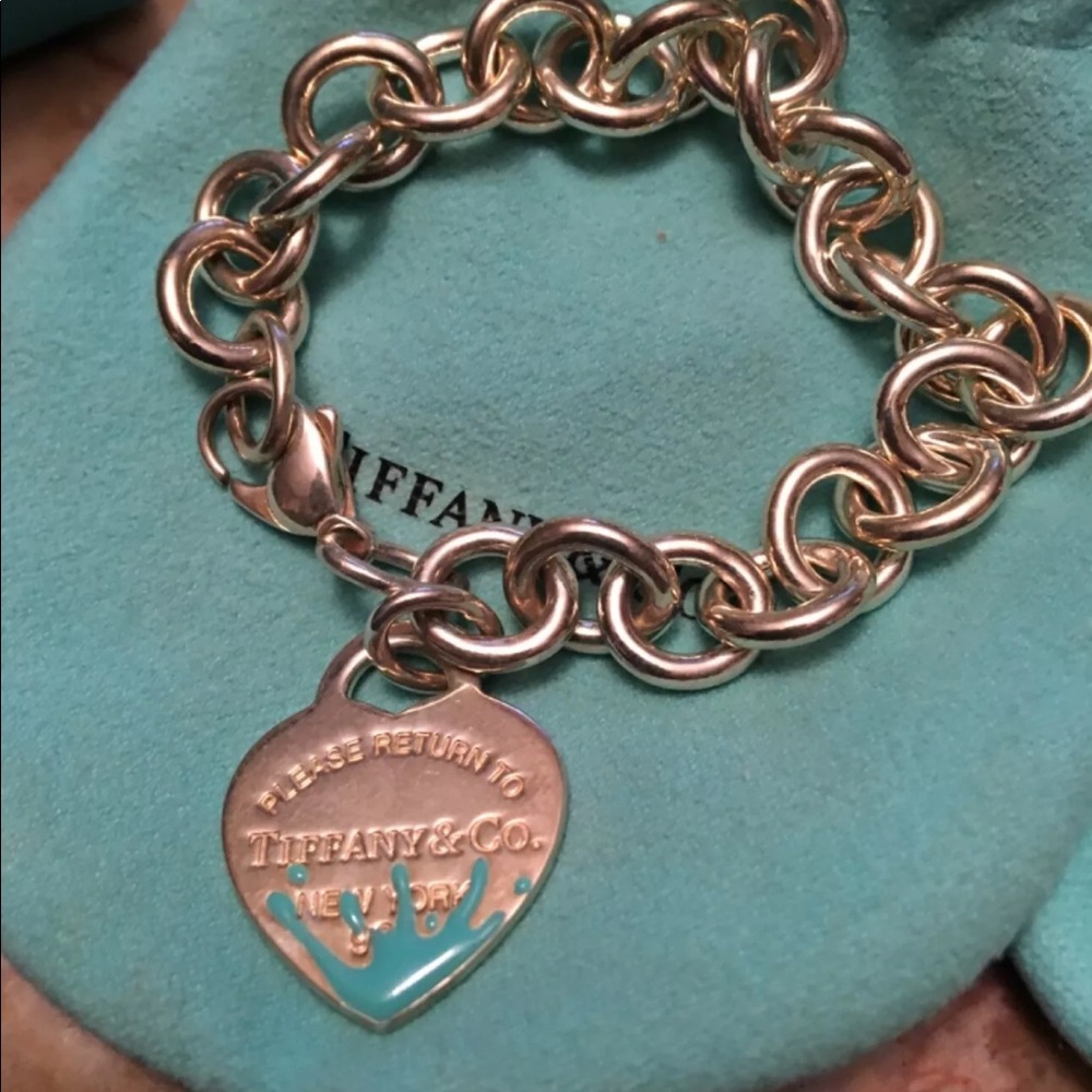 Tiffany&co splash hearth bracelet